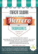 El CEIP Herrero acull dissabte una nova edició del Mercat Solidari