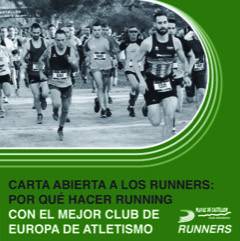 Carta abierta a todos los runners: por qu deberas hacer running con el mejor Club de Europa de Atletismo