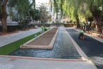 Borriana sigue acondicionando el Pla con la instalación de un jardín y la plantación de flores y plantas ornamentales