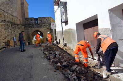 Comencen les obres del carrer La Muralla de Morella
