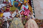L'Ofrena llena de solemnidad y emoción el último día de Fallas de Borriana que se cerraban con la Cremà