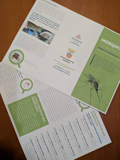 Moncofa repartir un folleto para prevenir los mosquitos en el campo