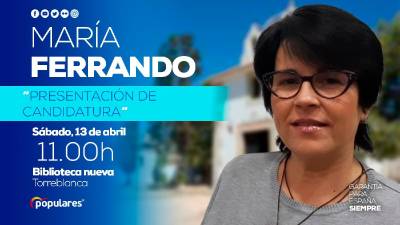 Ferrando: Desprs d'una legislatura perduda volem que els torreblanquins siguen els protagonistes de Torreblanca