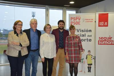 El PSPV-PSOE apuesta por un deporte inclusivo y de salud, que promueva la igualdad de gnero