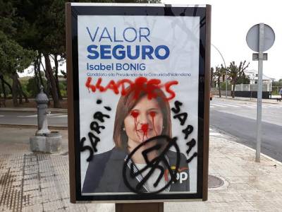 Grups d?extrema esquerra amenacen al PP de Vila-real 