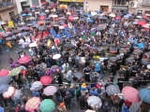La lluvia no pudo con el poderío de la Rompida de la Hora de Alcora