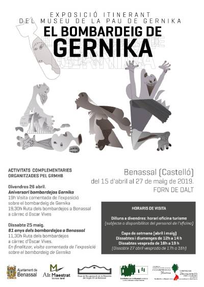 Benassal commemorar el divendres amb activitats complementries el bombardeig de Guernika