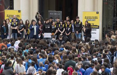 La Diputacin respalda el mayor acto contra el acoso escolar en la provincia con ms de 1.400 jvenes castellonenses