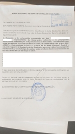 La Junta Electoral dóna la raó a Compromís i exigeix a l'equip de govern de Benicàssim retirar un cartell de propaganda institucional