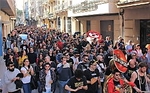 El Maig di Gras vive su jornada más multitudinaria  con las «brass bands» inundando de música las calles de Borriana 