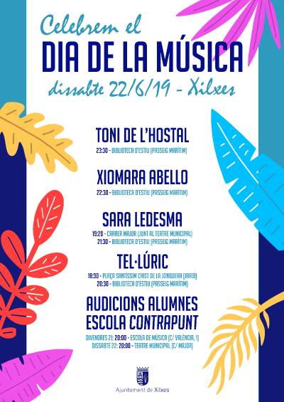 Xilxes celebra el Dia de la Msica amb una programaci especial de concerts en directe