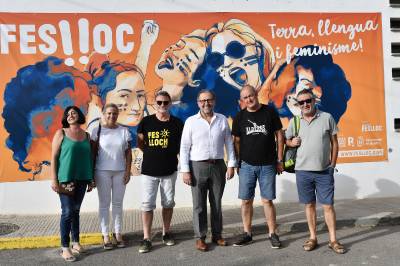 Jos Mart destaca que el Feslloc de Benlloc es un festival consolidado que promociona la msica en valenciano y genera actividad econmica 