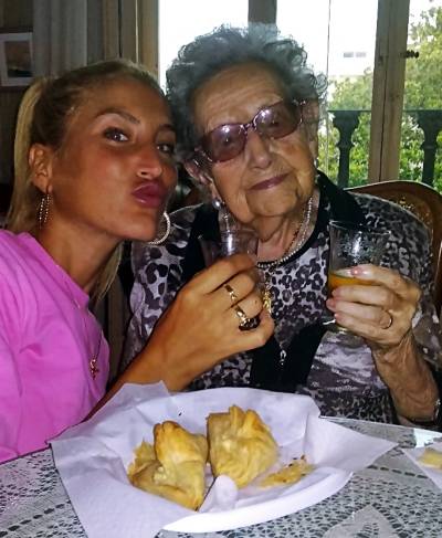Teresa Velzquez Andrs, sobrina-nieta de Julio Cervera celebr el sbado su 110 cumpleaos