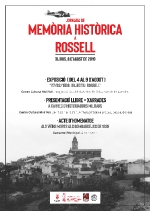 Jornada de memòria històrica a Rossell: dijous, 8 d'agost de 2019