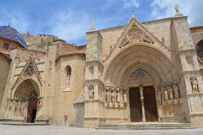 Morella presentar la restauraci de la Porta dels Apstols el 14 dagost