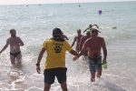 Más de 300 nadadores participan en la IX Travesía a nado Playa Casablanca de Almenara