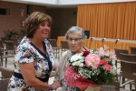 Mary Carmen Ribera visita a la centenària Teresa Monserrat 