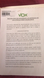 VOX solicita al Ayuntamiento de Vila-real que actúe para salvaguardar los intereses de los agricultores