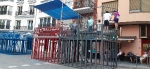 La 'montà' de cadafals marca el compte enrrrere per a l'inici de les festes de la Misericòrdia 2019