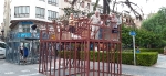 La 'montà' de cadafals marca el compte enrrrere per a l'inici de les festes de la Misericòrdia 2019
