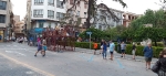 La 'montà' de cadafals marca el compte enrrrere per a l'inici de les festes de la Misericòrdia 2019