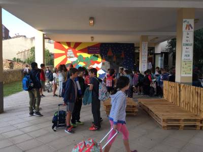 150 escolars inicien el curs al CEIP Don Blasco de Alagn de Vilafranca