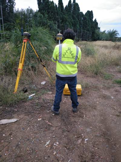 Un dron topografa els terrenys de la pantalla verda dAlmassora