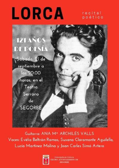 Segorbe celebra este fin de semana un recital potico en homenaje a Federico Garca Lorca y el V Festival CortoEspaa  Premios Fugaz