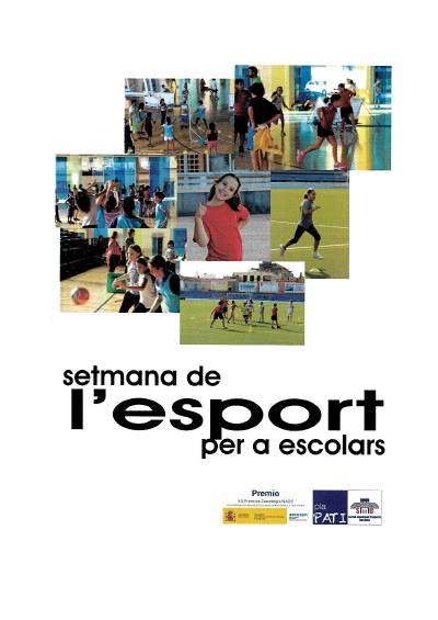 El alumnado de Burriana preparado para participar en la sptima semana del deporte para escolares