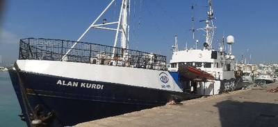 El Alan Kurdi, en el puerto de Burriana