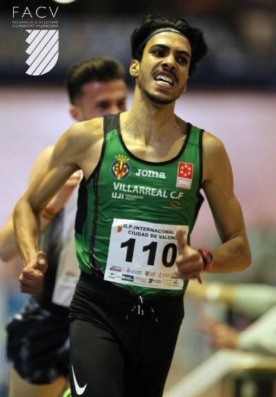 Mohamed Katir brilla en Valencia y gana el 3.000 con mnima mundial