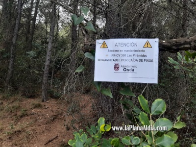 Onda limpia, acondiciona y señaliza la red de 90 kilómetros de senderos homologados para fomentar el turismo activo