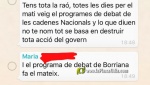 Critiquen el treball dels Mitjans de Comunicaci? als whatsapps del PSOE de Burriana