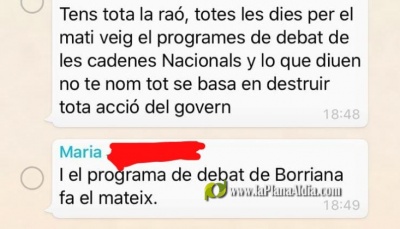 Critiquen el treball dels Mitjans de Comunicació als whatsapps del PSOE de Burriana