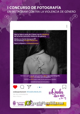 Onda dice no a la violencia de gnero con un original concurso de fotografa en Instagram