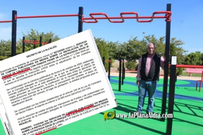 La alcaldesa gasta 7.000 euros en publicitar el parque de calistenia de Aparisi