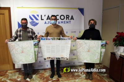 Actualizan el mapa de senderos de lAlcora con importantes mejoras y novedades