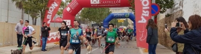 Víctor Forner lidera el canicross de Cabanes