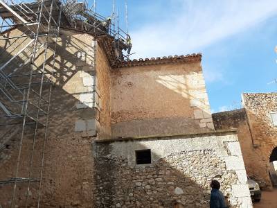 Las obras de restauracin de la capilla de la comunin de la iglesia de San Miguel ya estn en marcha