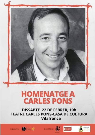 Homenatge a Carles Pons a Vilafranca