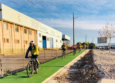 Conclouen les obres del carril bici entre el municipi i els polgons industrials