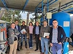 La alcaldesa de La Higueruela visita las instalaciones de potabilización de agua que FACSA gestiona en Betxí