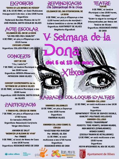Xilxes inicia la programació de la V Setmana de la Dona