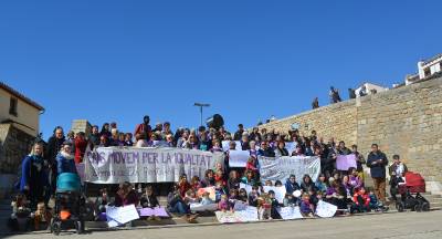 Mucha participacin en la marcha por la igualdad del 8 de marzo en Morella