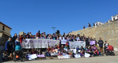 Mucha participación en la marcha por la igualdad del 8 de marzo en Morella