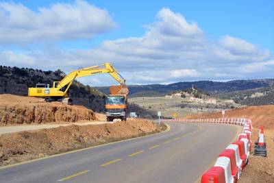 Avancen les obres de la carretera N-232 a Morella