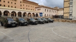 Unidades del Ejército patrullan hoy en Segorbe para realizar tareas de seguridad y vigilancia 