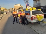 Protección Civil alegró la tarde del sábado a los niños y niñas de Almenara
