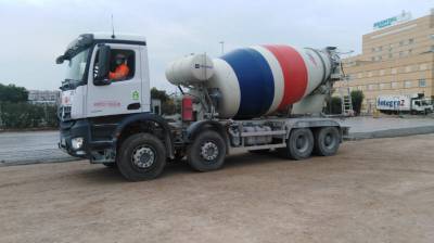 CEMEX suministra el hormigón para la solera del hospital de campaña de Castellón