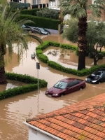 Inundacions,indignació i rescat de persones en el Port de Borriana